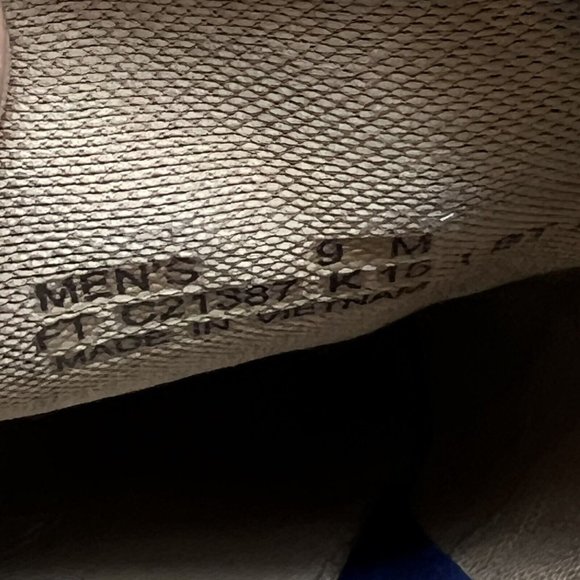 Cole Haan ZeroGrand Men's 9 M Beige Canvas Wingtip Derby Oxford Shoes - Picture 7 of 9